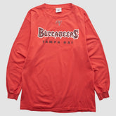 Tampa Bay Buccaneers NFL 2000s Long Sleeve T-shirt - Red Vintage cheap