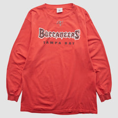 Tampa Bay Buccaneers NFL 2000s Long Sleeve T-shirt - Red Vintage cheap