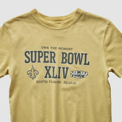 New Orleans Saints Reebok 2010 T-shirt - Yellow Vintage outlet