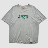 New York Jets NFL 2000s T-shirt - Heather Gray Vintage for sale