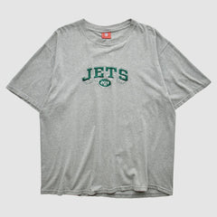 New York Jets NFL 2000s T-shirt - Heather Gray Vintage for sale