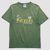 Green Bay Packers Logo Athletic 90s T-shirt - Green Vintage sale