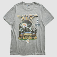 Pittsburgh Steelers NFL 2011 T-shirt - Heather Gray Vintage outlet