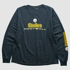 Pittsburgh Steelers NFL 2010s Long Sleeve T-shirt - Navy Vintage online