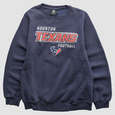 Houston Texans NFL 2010s Pullover Sweatshirt - Navy Vintage discount