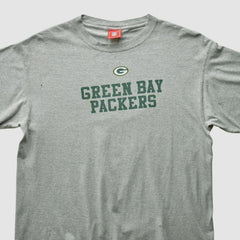 Green Bay Packers NFL 2000s T-shirt - Heather Gray Vintage discount