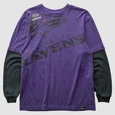 Baltimore Ravens Reebok 2010s Long Sleeve T-shirt - Purple Vintage outlet