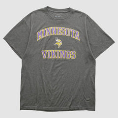 Minnesota Vikings NFL 2010s T-shirt - Dark Heather Gray Vintage on sale