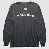 Atlanta Falcons Reebok 2000s Long Sleeve T-shirt - Charcoal Vintage cheap