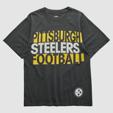 Pittsburgh Steelers Reebok 2000s T-shirt - Black Vintage on sale