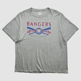 Texas Rangers Delta 2000s T-shirt - Heather Gray Vintage
