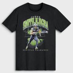 Jaxon Smith-Njigba Seattle Seahawks Big & Tall Player Hype T-Shirt - Black for sale