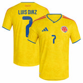 Luis Diaz Colombia National Team 2026 Home Jersey - Yellow | Adidas sale