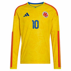 James Rodriguez Colombia National Team 2026 Home Replica Long Sleeve Jersey - Yellow | Adidas shop