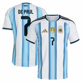 Rodrigo De Paul Argentina National Team 2026 Home Jersey - White | Adidas outlet
