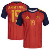 Lamine Yamal Spain National Team 2026 Home Replica Jersey - Red | Adidas outlet