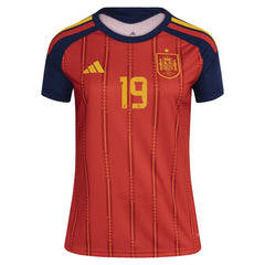 Lamine Yamal Spain National Team Women's 2026 Home Replica Jersey - Red | Adidas sale