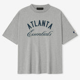 Atlanta Braves Fear of God x MLB Unisex 90's T-Shirt - Heather Gray