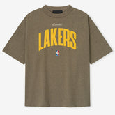 Los Angeles Lakers Fear of God x NBA Unisex 90's T-Shirt - Heather Gray for sale