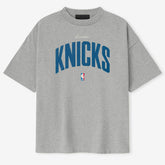 New York Knicks Fear of God x NBA Unisex 90's T-Shirt - Heather Gray shop