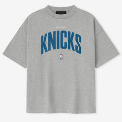 New York Knicks Fear of God x NBA Unisex 90's T-Shirt - Heather Gray shop
