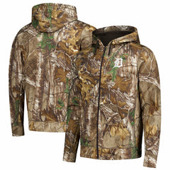 Detroit Tigers Dunbrooke Trophy Realtree Full-Zip Hoodie - Camo