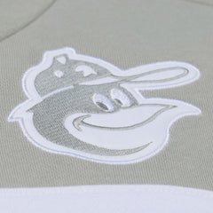 Baltimore Orioles Cooperstown Collection Thunderstorm Head Coach Hoodie - Gray | Mitchell & Ness