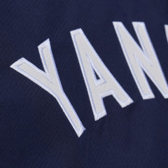 New York Yankees Full-Snap Hooded Coaches Jacket - Navy | Mitchell & Ness