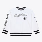 Baltimore Orioles Arctic Fleece Sweatshirt - White | Mitchell & Ness