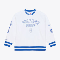 Chicago Cubs Arctic Fleece Sweatshirt - White | Mitchell & Ness