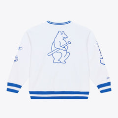 Chicago Cubs Arctic Fleece Sweatshirt - White | Mitchell & Ness