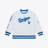 Los Angeles Dodgers Arctic Fleece Sweatshirt - White | Mitchell & Ness