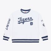 Detroit Tigers Arctic Fleece Sweatshirt - White | Mitchell & Ness