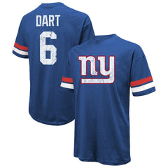 Jaxson Dart New York Giants Majestic Threads Oversized T-Shirt - Royal cheap