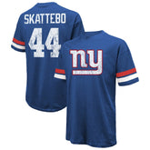 Cam Skattebo New York Giants Majestic Threads Oversized T-Shirt - Royal online