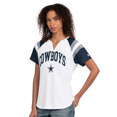 Dallas Cowboys Starter Women's Game On Notch Neck T-Shirt - White online