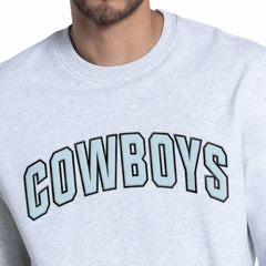 Dallas Cowboys Starter Faceoff Fleece Sweatshirt - Ash discount