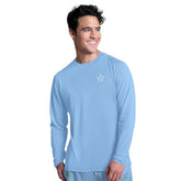 Dallas Cowboys Margaritaville Life's A Beach Long Sleeve Rashguard - Light Blue for sale