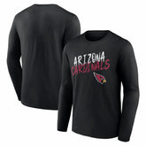 Arizona Cardinals Hustle Long Sleeve T-Shirt - Black cheap