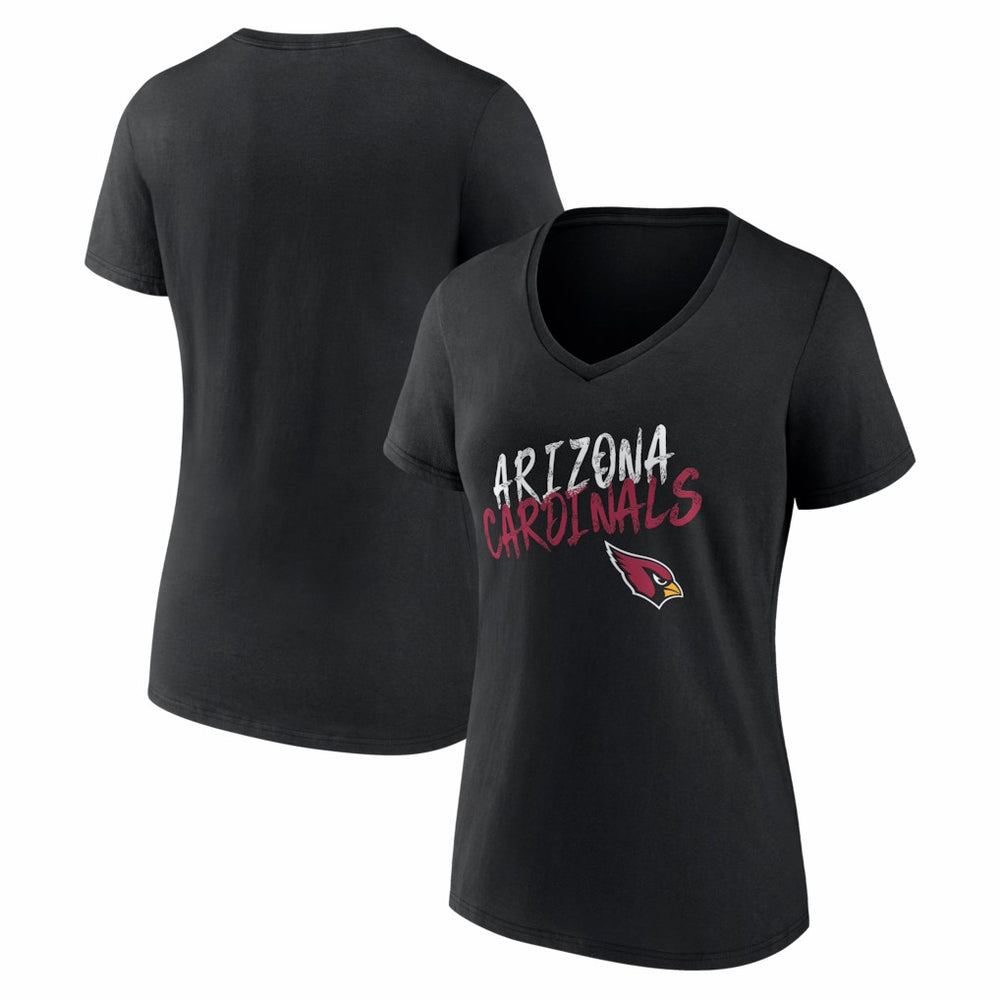 Arizona Cardinals Women's Hustle V-Neck T-Shirt - Black cheap