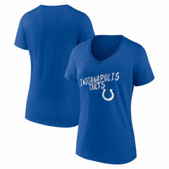 Indianapolis Colts Women's Hustle V-Neck T-Shirt - Royal sale
