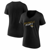 Jacksonville Jaguars Women's Hustle V-Neck T-Shirt - Black outlet