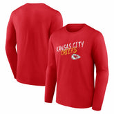 Kansas City Chiefs Hustle Long Sleeve T-Shirt - Red on sale
