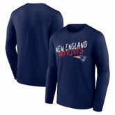 New England Patriots Hustle Long Sleeve T-Shirt - Navy outlet