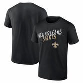 New Orleans Saints Hustle T-Shirt - Black cheap