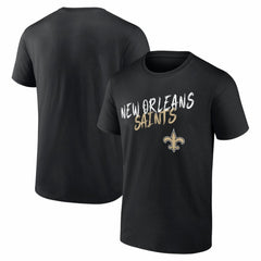 New Orleans Saints Hustle T-Shirt - Black cheap