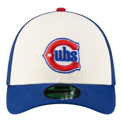Chicago Cubs Player Replica 39THIRTY M-Crown Flex Hat - White/Royal | New Era