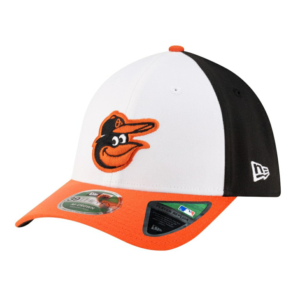Baltimore Orioles Player Replica 39THIRTY M-Crown Flex Hat - White/Orange | New Era