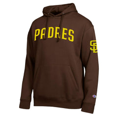 San Diego Padres Champion All Star Wordmark Hoodie - Brown