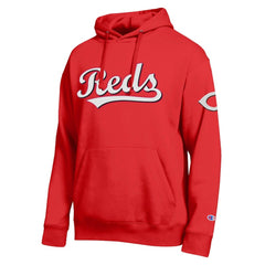 Cincinnati Reds Champion All Star Wordmark Hoodie - Red